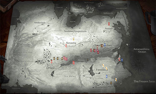 Карты мира Dragon Age: Inquisition